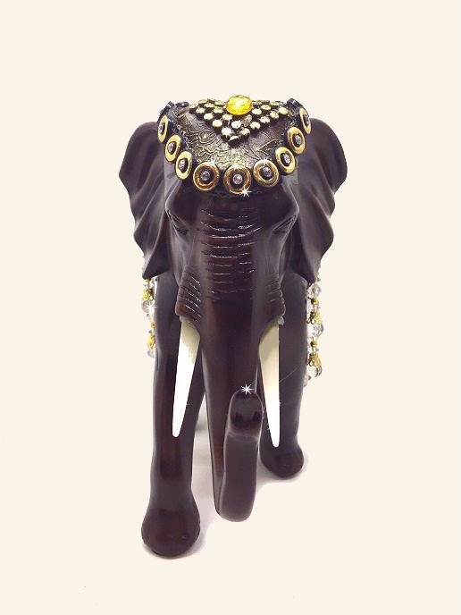 LUCKY HOME IMITATION MAHOGANY ELEPHANT CRAFTS HOME DECORATIONS ORNAMENTS