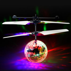 LED Magic Flying Ball Sensor LED Crystal Flying Ball Helicopter Induction Aircraft Intelligent Toy