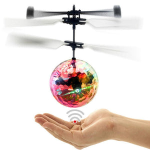 LED Magic Flying Ball Sensor LED Crystal Flying Ball Helicopter Induction Aircraft Intelligent Toy