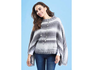 Let's Knit Winter Poncho in Stylecraft Cosy Chunky
