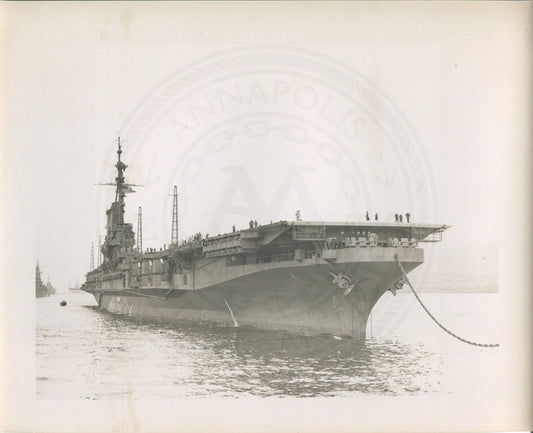 Official Navy Photo of WWII era USS Midway (CV-41) Aircraft Carrier
