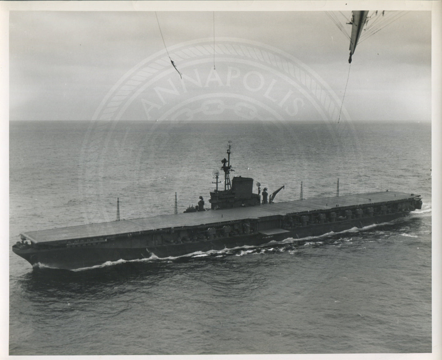 Official Navy Photo of WWII era USS Midway (CV-41) Aircraft Carrier