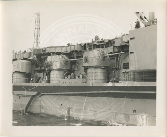 Official Navy Photo of WWII era USS Midway (CV-41) Aircraft Carrier