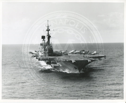 Official Navy Photo of WWII era USS Midway (CV-41) Aircraft Carrier