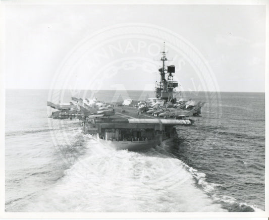 Official Navy Photo of WWII era USS Midway (CV-41) Aircraft Carrier
