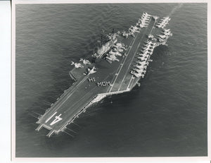 Official Navy Photo of WWII era USS Midway (CV-41) Aircraft Carrier