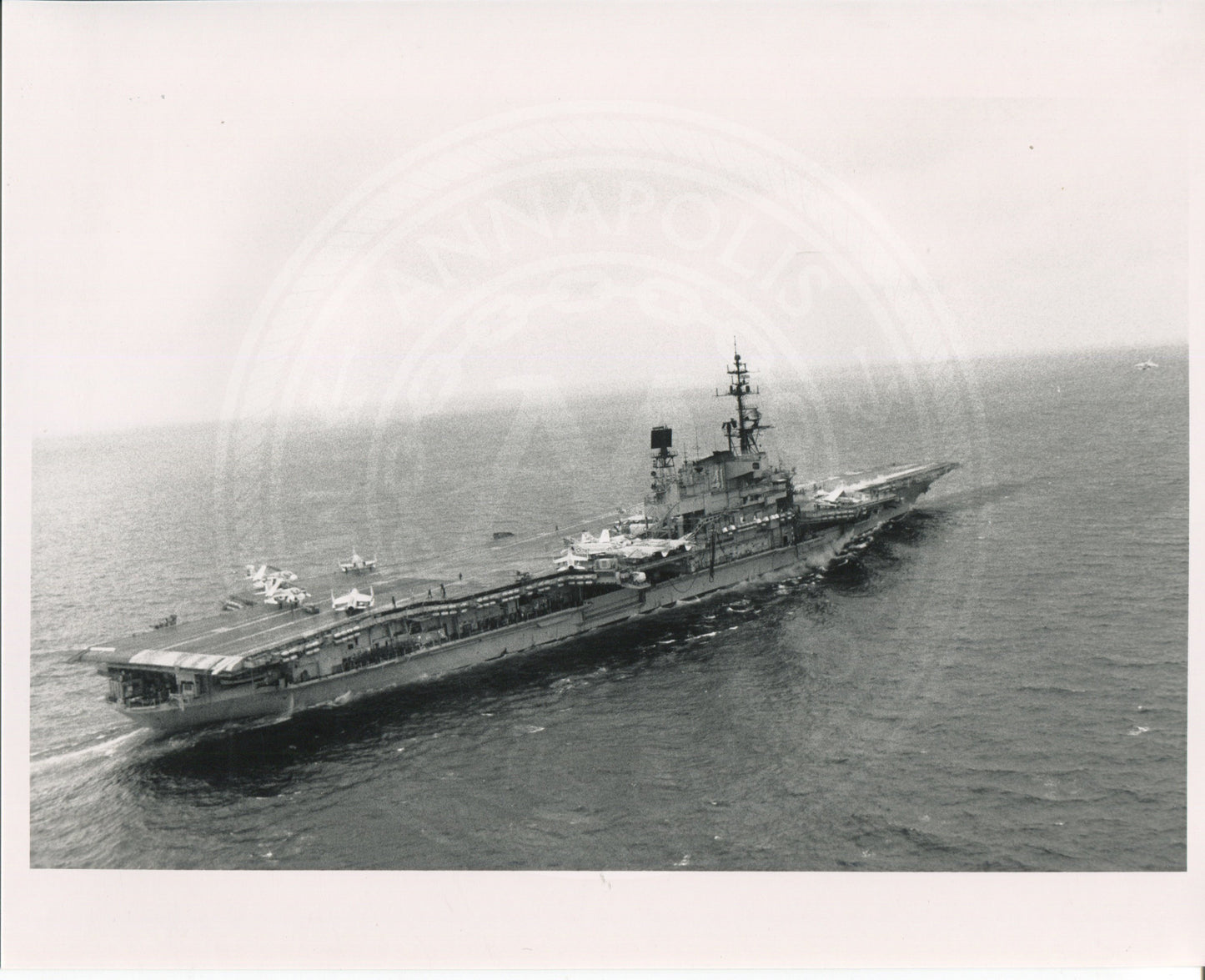 Official Navy Photo of WWII era USS Midway (CV-41) Aircraft Carrier