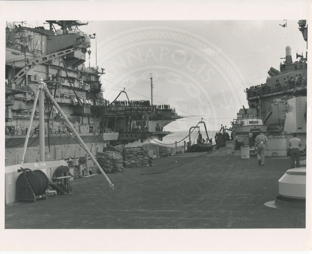 Official Navy Photo of WWII era USS Midway (CV-41) Aircraft Carrier