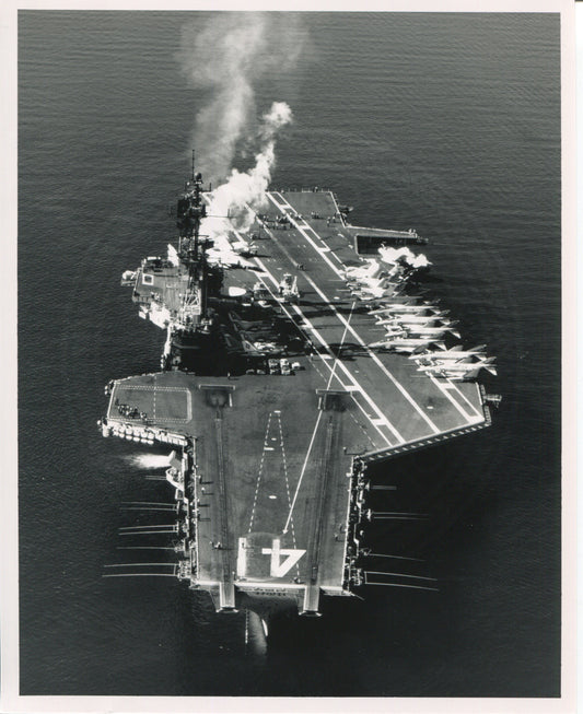Official Navy Photo of WWII era USS Midway (CV-41) Aircraft Carrier