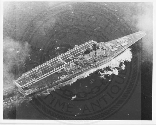 Official U.S. Navy photo of Soviet Kiev class aircraft carrier Novorossiysk underway.