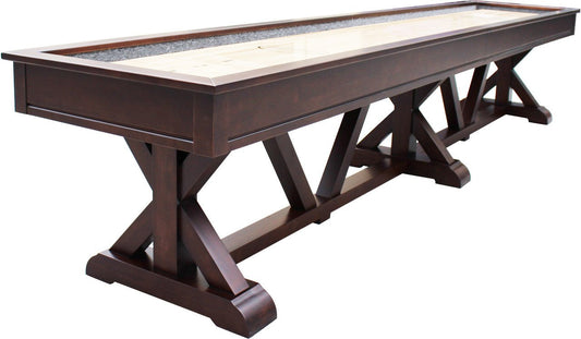 Playcraft Brazos River 14' Pro-Style Shuffleboard Table in Espresso