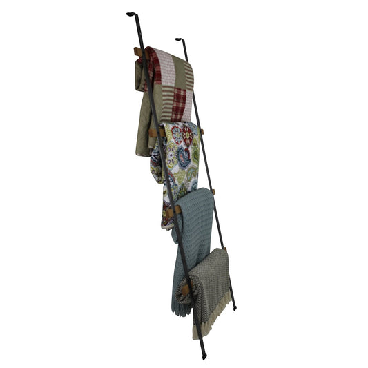 Handcrafted Quilt Rack 4-Tier Ladder
