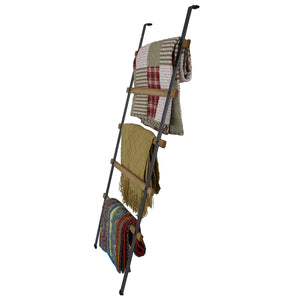 Handcrafted Quilt Rack 5-Tier Ladder