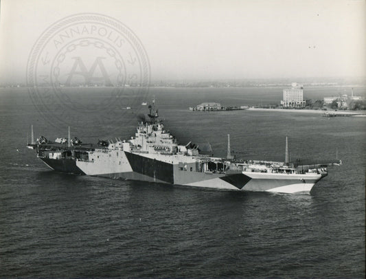 Official Navy Photo of WWII era USS Randolph (CV-15) Aircraft Carrier