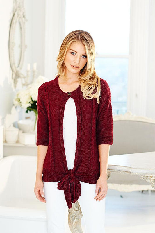 Ladies Sweater & Cardigan in Stylecraft Linen Drape (9509)