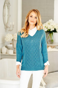 Ladies Sweaters in Stylecraft Linen Drape (9512)
