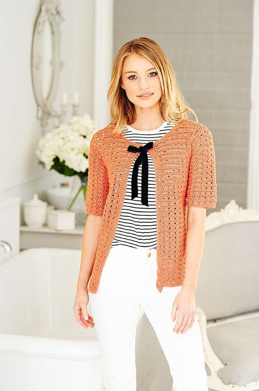 Ladies Top & Cardigan in Stylecraft Linen Drape (9514)
