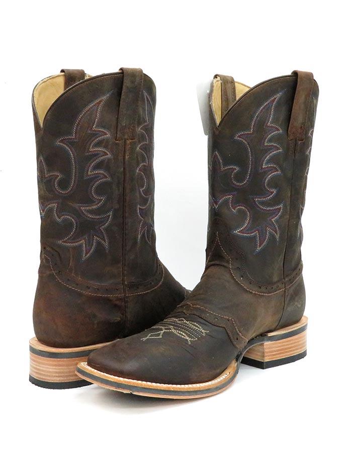 Stetson Mens Oily Brown Handcrafted Square Toe Boot 12-020-8911-1655 BR