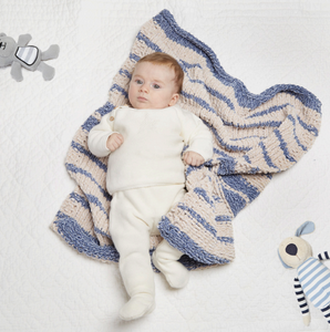 Isaac Mizrahi® Craft™ Knit Striped Baby Blanket