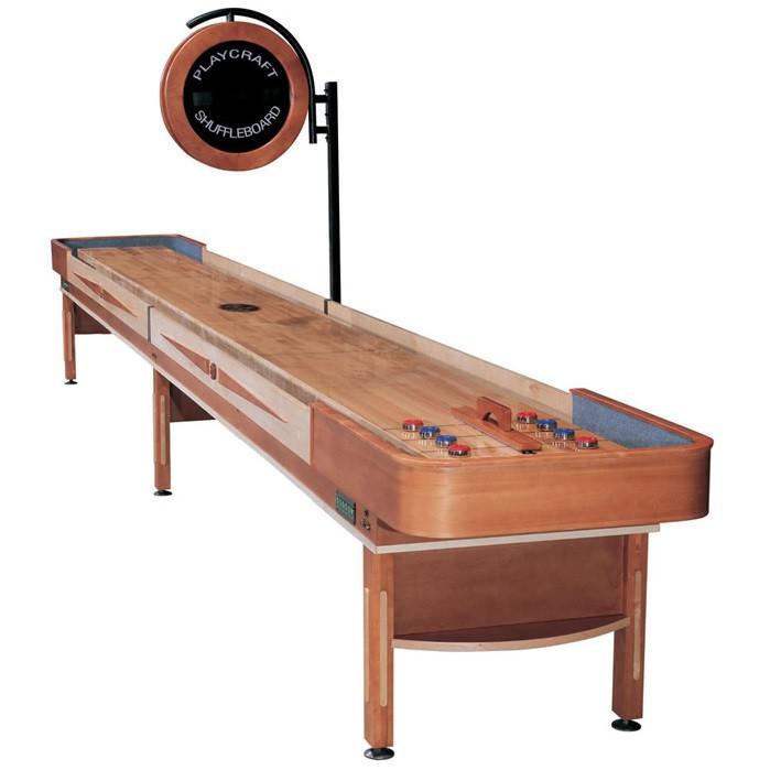 Playcraft Telluride 14' Pro Style Shuffleboard Table in Honey