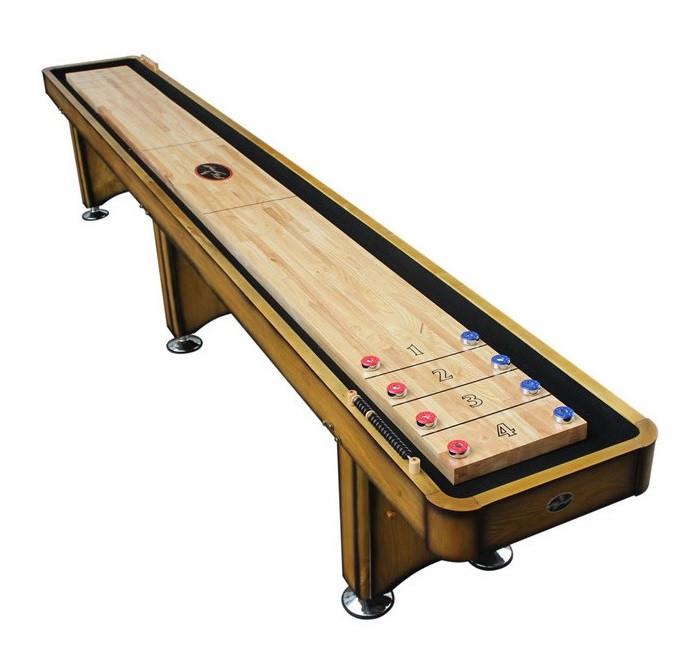 Playcraft Georgetown 14' Shuffleboard Table in Honey Oak