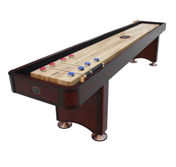 Playcraft Georgetown 12' Shuffleboard Table in Cherry