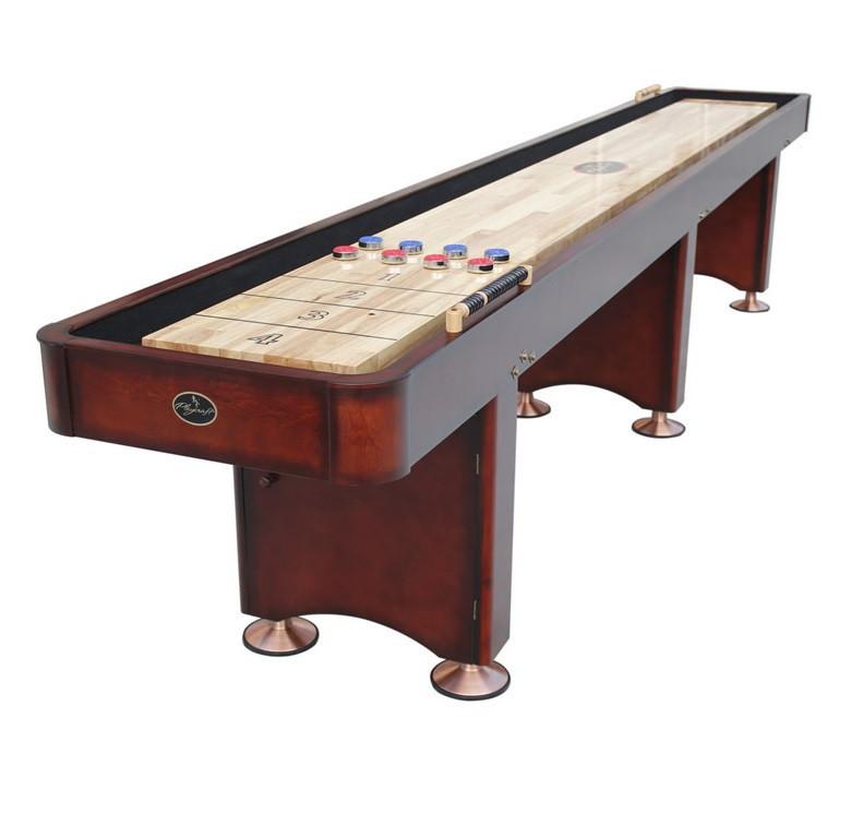 Playcraft Georgetown 16' Shuffleboard Table in Cherry