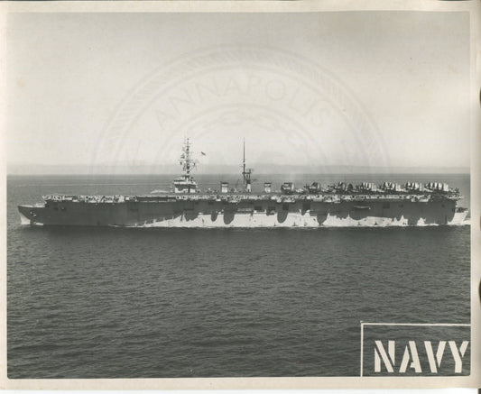 Official Navy Photo of WWII era Wright  (CV-49) Aircraft Carrier