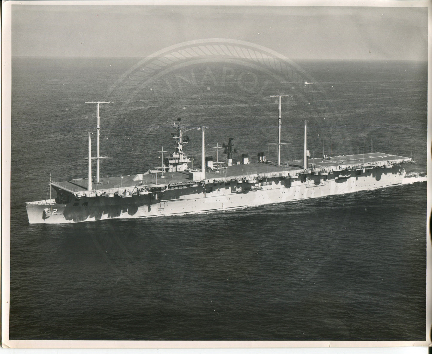 Official Navy Photo of WWII era Wright  (CV-49) Aircraft Carrier