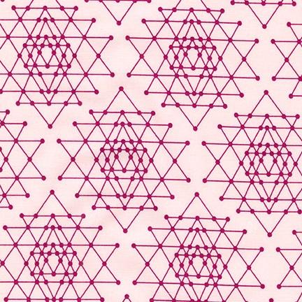 Palm Canyon - by Violet Craft -Geo Trellis - Pink