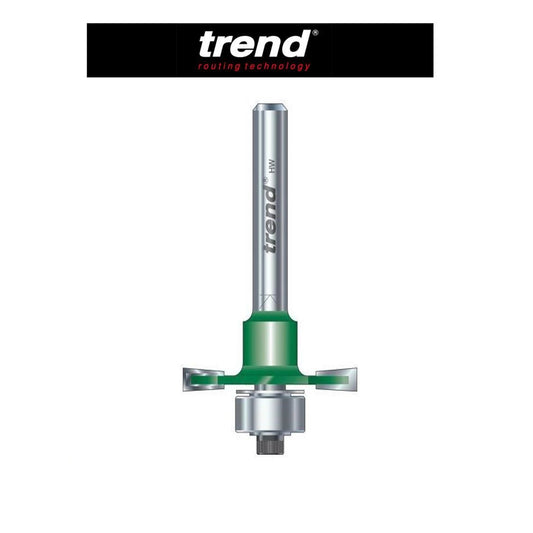 TREND C145X1/4TC CRAFT PRO ROUTER CUTTER ONE PIECE SLOTTING CUTTER 6.3MM KERF X