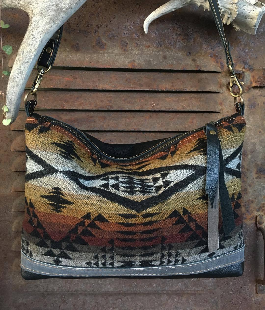 Secret Canyon - Handcrafted Leather and Wool Bag