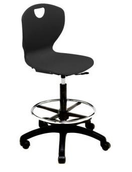 Scholar Craft SC310L Ovation Adjustable Height Task Chair with Foot Ring 24" - 34" - Quick Ship