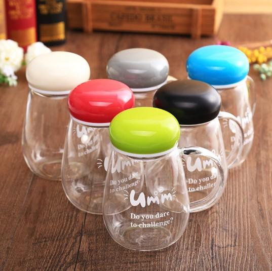 SaicleHome Glass Kettle Handcraft Water Cup Heat Resistant Teapot Filter Home Office Outdoor Bottle