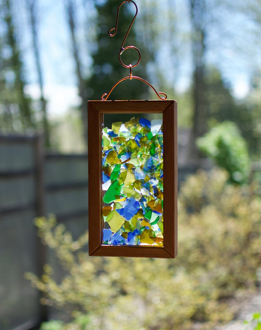 Suncatcher Kaleidoscope Beach Glass Handcrafted
