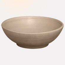Load image into Gallery viewer, Handcrafted Round Ceramic Vessel Sink - Dark Gray