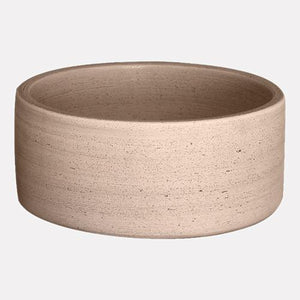 Handcrafted Cylindrical Ceramic Vessel Sink - Dark Gray