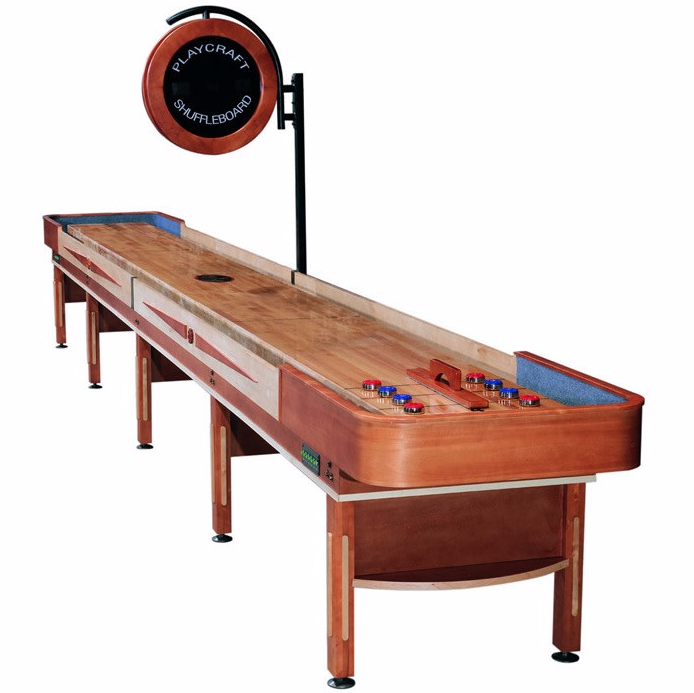 Playcraft Telluride 22' Pro Style Shuffleboard Table in Honey