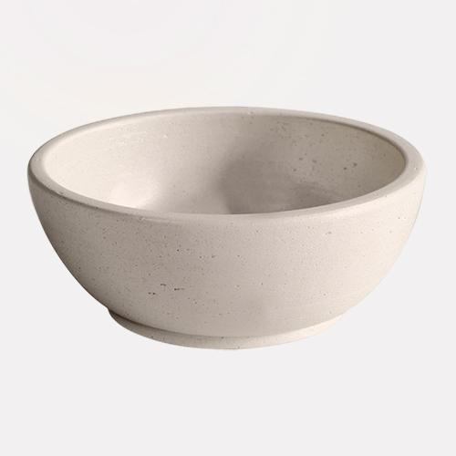 Handcrafted Round Ceramic Vessel Sink - Ivory
