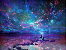 Load image into Gallery viewer, Night&#39;s Stars DIY Diamond Painting 5D Cross Stitch Embroidery Crafts Home Decor