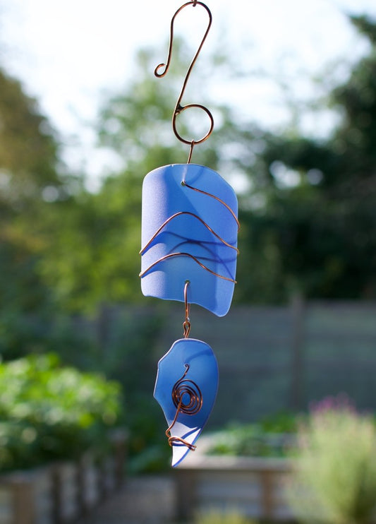 Handcrafted Sea Glass Suncatcher Indoor Outdoor