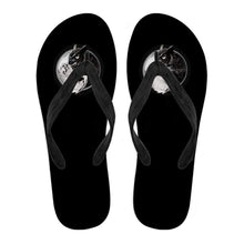 Load image into Gallery viewer, Yin Yang Owl Inspired by Witchcraft &amp; Wicca Men&#39;s Flip Flops