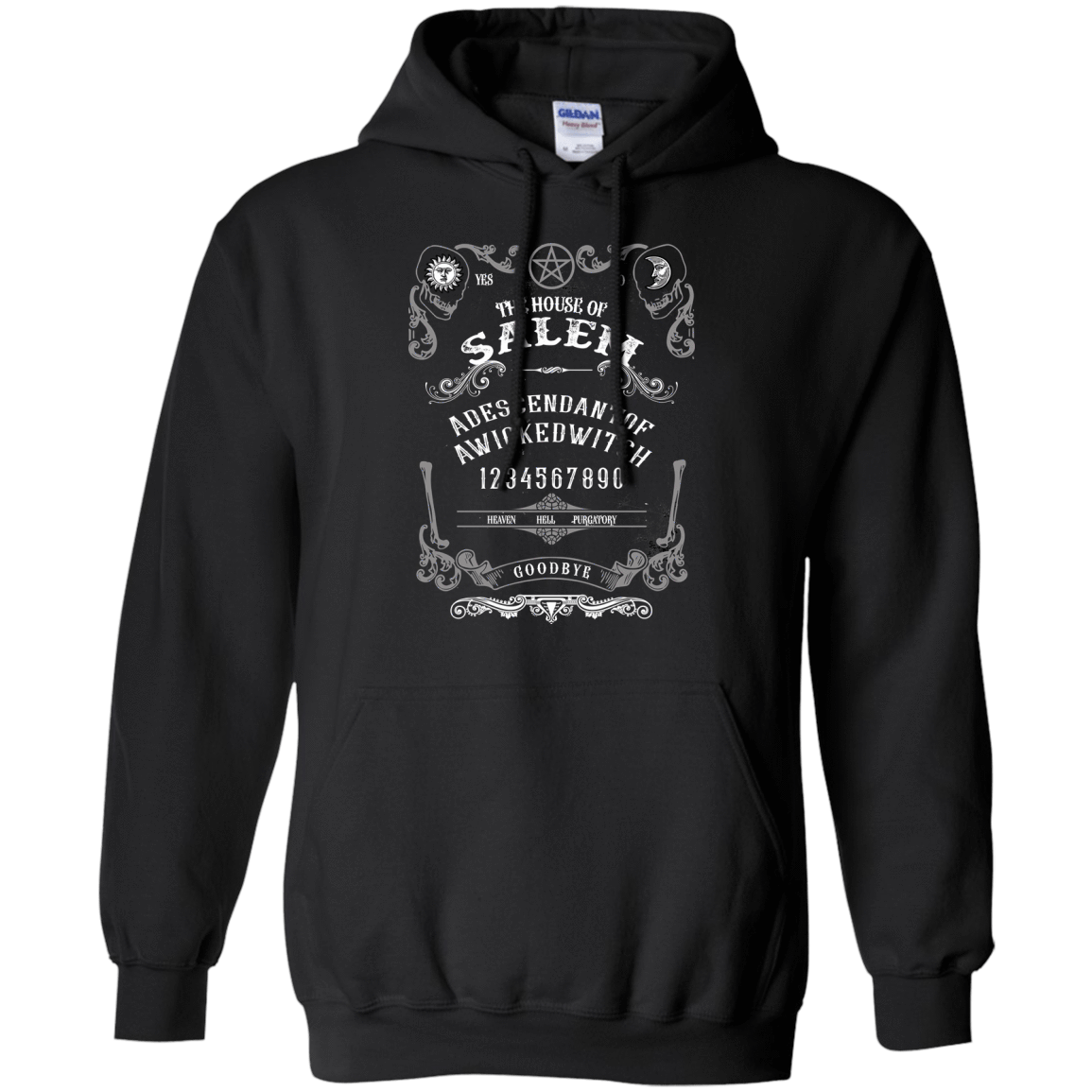 Quija Board Inspired by Witchcraft & Wicca - Mens - Hoodie - Small to 5XL