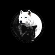 Load image into Gallery viewer, Yin Yang Wolf Inspired by Witchcraft &amp; Wicca - Mens - Hoodie - Small to 5XL