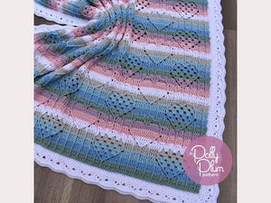 I Heart Granny Baby Blanket by Polly Plum in Stylecraft Bambino DK