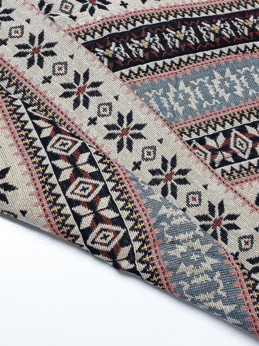 Veradacraft Thai Woven Cotton Fabric Tribal Fabric Native Fabric Ethnic fabric Aztec fabric Craft Supplies Woven Textile 1/2 yard (WFF264)