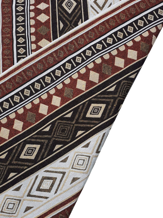 Veradacraft Thai Woven Cotton Fabric Tribal Fabric Native Fabric Ethnic fabric Aztec fabric Craft Supplies Woven Textile 1/2 yard (WFF266)