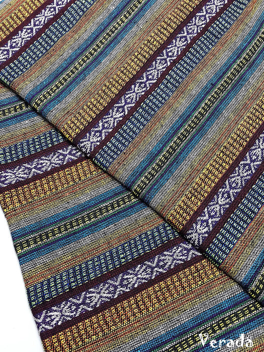 Thai Woven Cotton Tribal Fabric Textile 1/2 yard (WF133)