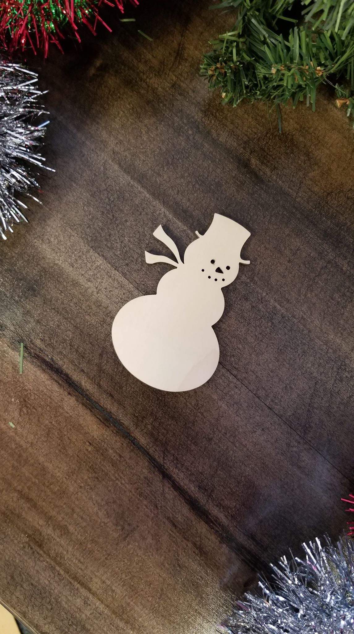 Snowman Wood Shape