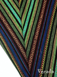 Thai Woven Cotton Tribal Fabric Textile 1/2 yard (WF3)